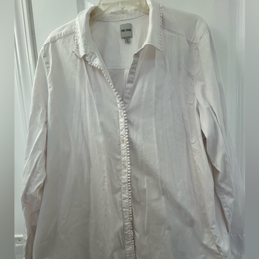 NIC+ZOE Classic White Shirt
